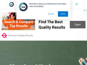 'shapingminds.in' screenshot