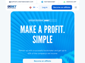 'partners1xbet.com' screenshot