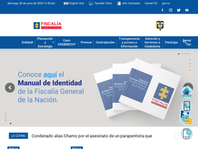 'fiscalia.gov.co' screenshot