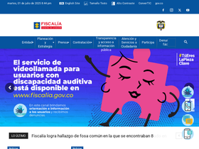 'fiscalia.gov.co' screenshot