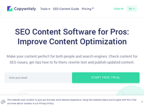 'copywritely.com' screenshot