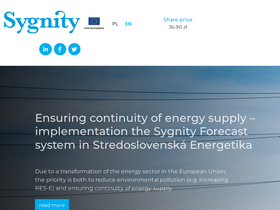 'sygnity.pl' screenshot