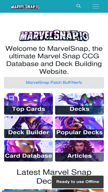 Marvel Snap Database - Cards, Decks, Deck Builder 