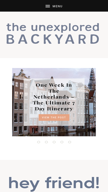 theunexploredbackyard.com