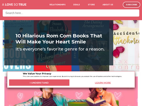 'alovesotrue.com' screenshot