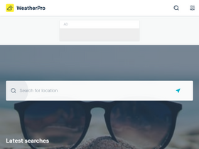 'weatherpro.com' screenshot