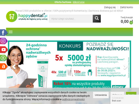 'happydental.pl' screenshot