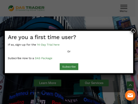 'dastrader.com' screenshot