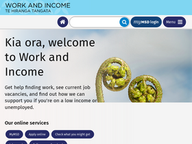 'workandincome.govt.nz' screenshot