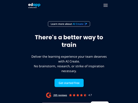 'admin.edapp.com' screenshot