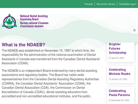 'ndaeb.ca' screenshot