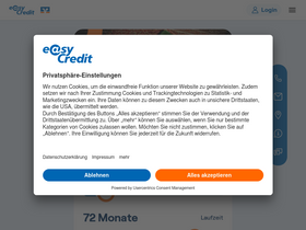 'easycredit.de' screenshot