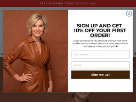 Prestige Fashion homepage screenshot