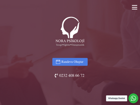 'norapsikoloji.com' screenshot