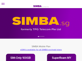 'simba.sg' screenshot