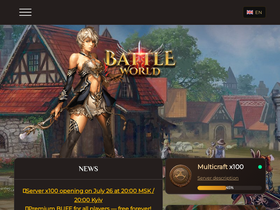 Battleworld.ws website image