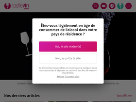 'toutlevin.com' screenshot