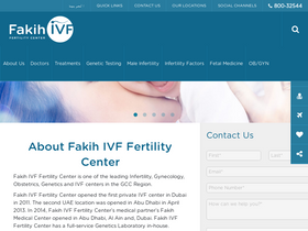 'fakihivf.com' screenshot