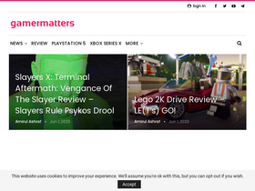 'gamermatters.com' screenshot