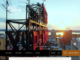 'peabodymemphis.com' screenshot