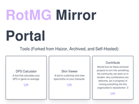 'rotmg-mirror.github.io' screenshot