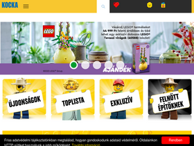 'kocka.hu' screenshot