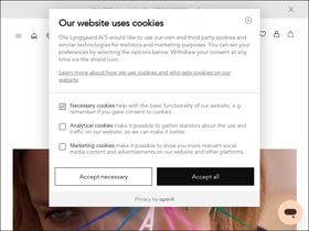 'olelynggaard.com' screenshot