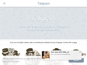 'taligram.org' screenshot