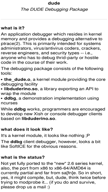 the-dude.sourceforge.net