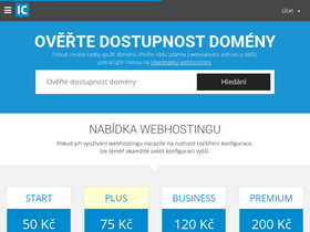 'ic.cz' screenshot