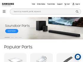 'samsungparts.com' screenshot