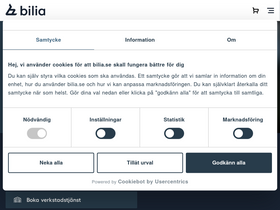 'bilia.se' screenshot