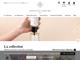 'essentialparfums.com' screenshot