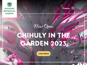 'missouribotanicalgarden.org' screenshot