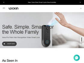lockinsmarthome.com homepage screenshot