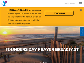 'ymcashr.org' screenshot