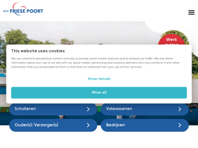 'rocfriesepoort.nl' screenshot