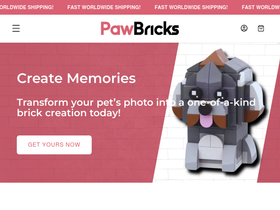 PAW BRICKS website screenshot