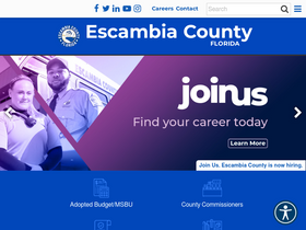 'myescambia.com' screenshot