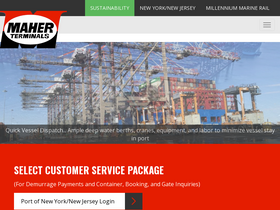'maherterminals.com' screenshot