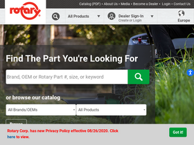 'rotarycorp.com' screenshot