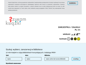 'xn--szukamksiki-4kb16m.pl' screenshot