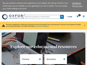 'oup.com.au' screenshot