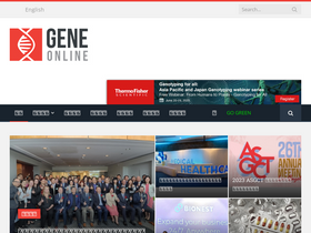 'geneonline.news' screenshot