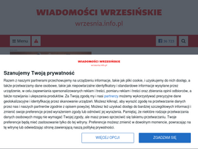 'wrzesnia.info.pl' screenshot