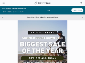 'sixthreezero.com' screenshot