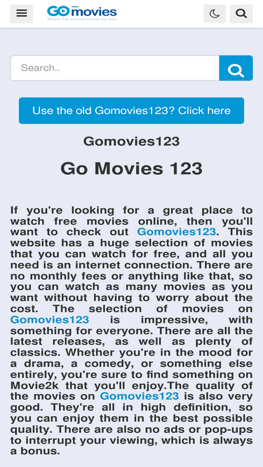 Gomovies123 free on sale