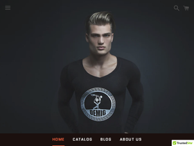 Demig homepage screenshot