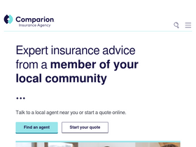 'comparioninsurance.com' screenshot