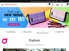 byootique-global.com homepage screenshot